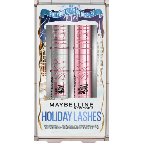 Maybelline Lash Sensational Holiday Makeup Kit Includes FullSize Sky High Mascara And