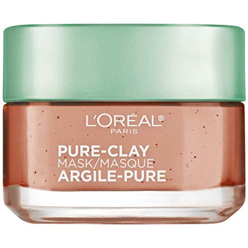 LOreal Paris Skincare Pure Clay Face Mask With Red Algae For Clogged Pores 1.7 Oz