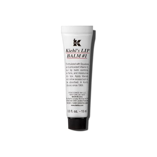 KiehlS Lip Balm 1 Moisturizing Clear Lip Treatment For Dry Lips Hydrating 0.5 Fl Oz