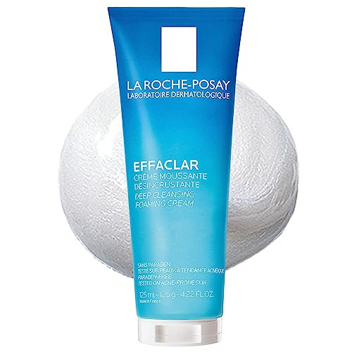 La Roche-Posay RochePosay Effaclar Deep Cleansing Foaming Facial Cleanser Cream Cleanser and Daily