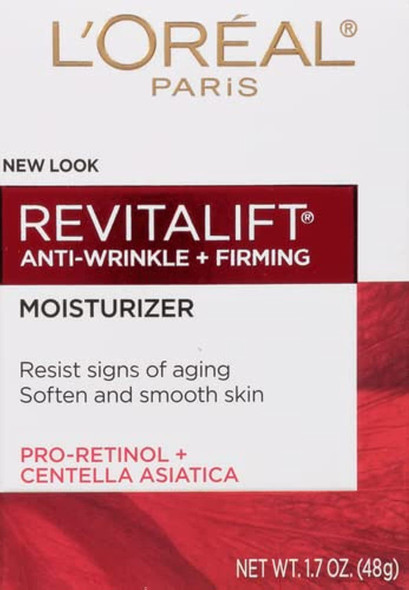 LOreal Paris Revitalift AntiWrinkle And Firming Face And Neck Moisturizer Pro Retinol 1.7 Oz