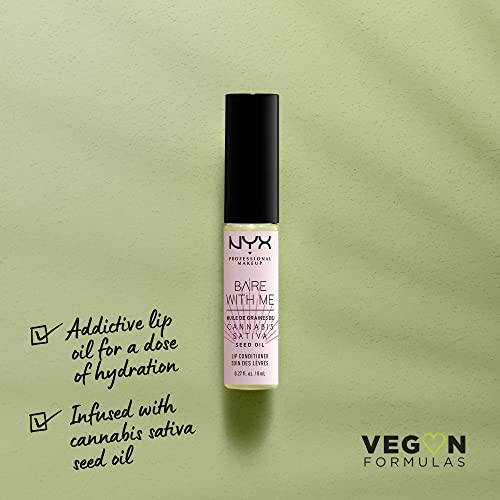 Nyx Professional Makeup Bare With Me Cannabis Sativa Seed Oil Lip Conditioner Gloss