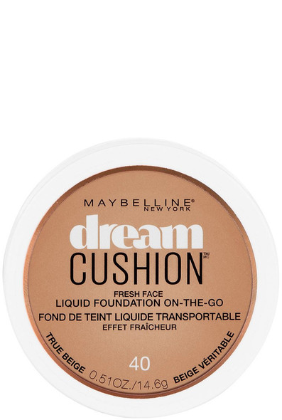 Maybelline York Dream Cushion Fresh Face Liquid Foundation True Beige 0.51 Ounce