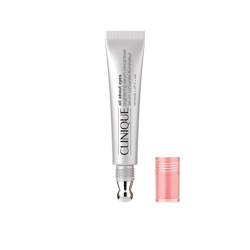Clinique All About Eyes Brightening Serum Concentrate With Vitamin C Hyaluronic Acid 0.34 Fl Oz