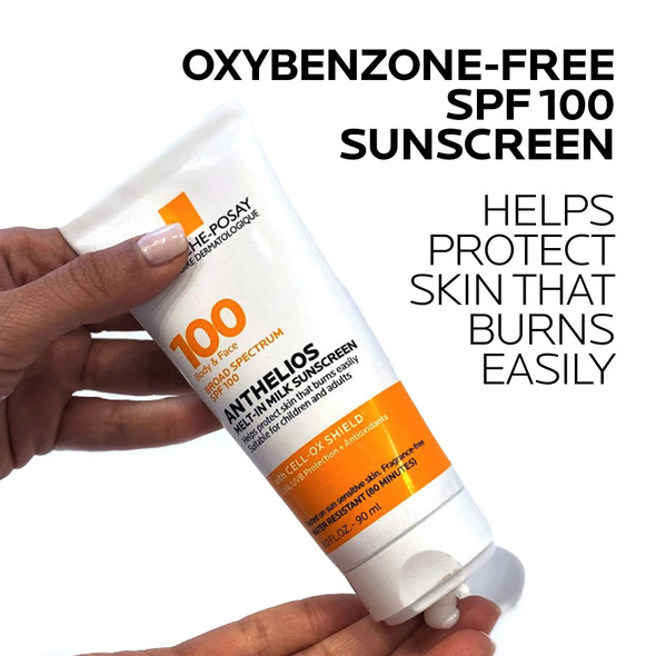 La Roche-Posay Anthelios MeltIn Milk Sunscreen Spf 100 Sunscreen For Body and Face