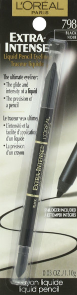 LOreal Paris ExtraIntense Pencil Eyeliner Black 0.03 Oz