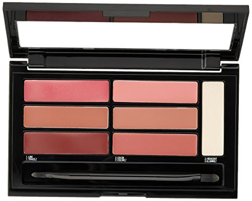 Maybelline York Lip Studio Color Contour Lip Palette Blushed Bombshell Contour Lip Palette Blushed 0.17 Oz