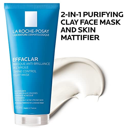 La Roche-Posay RochePosay Effaclar Clarifying Clay Face Mask For Oily Skin Unclogs Pores