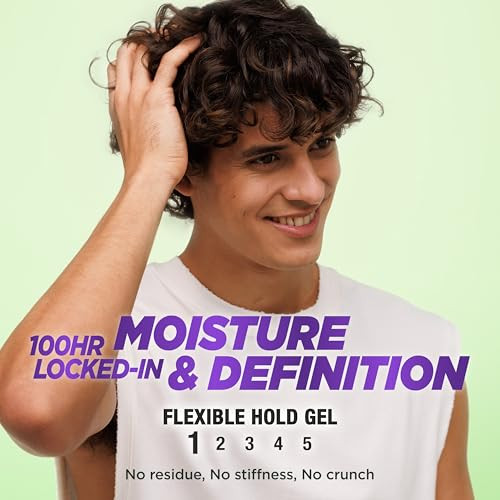 Garnier Fructis Flexi Hold Curls Moisturizing Gel Curl Hair Styling Gel With 12.5 Fl Oz