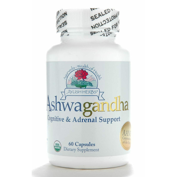 Ashwagandha 60 vcaps by Ayush Herbs