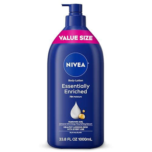Nivea Essentially Enriched Body Lotion Very Dry Skin Value Size 33.8 Fl Oz