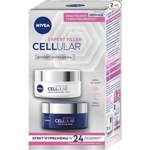 Nivea Cellular Expert Filler AntiAge Day and Night Face Cream Set 2 50 Ml