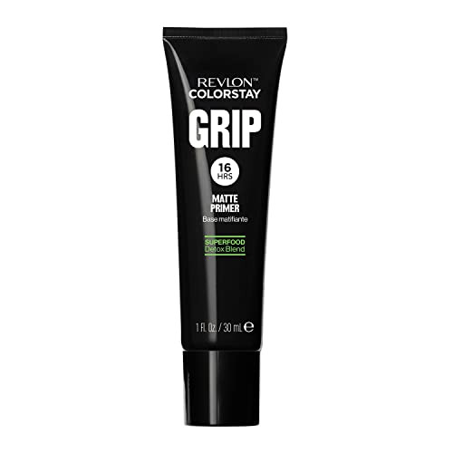 Revlon Colorstay Grip Primer Mattifying Blurring and Oil Absorbing Face Makeup Absorbs Stay Grip Primer Mattifying 1 Fl Oz