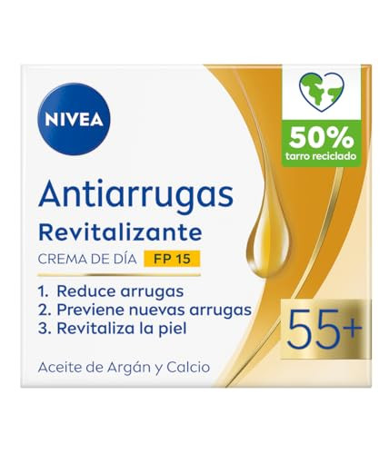 Nivea Revitalizing Day Cream For Mature Skin 55+ With Argan Oil And 50 Ml