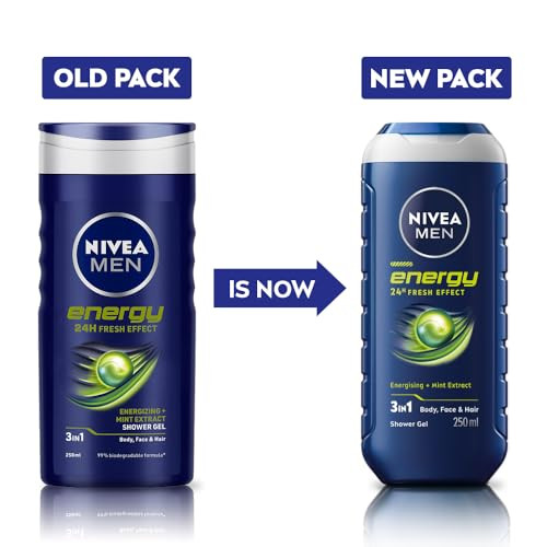 Nivea For Men Energy Shower Gel 250Ml