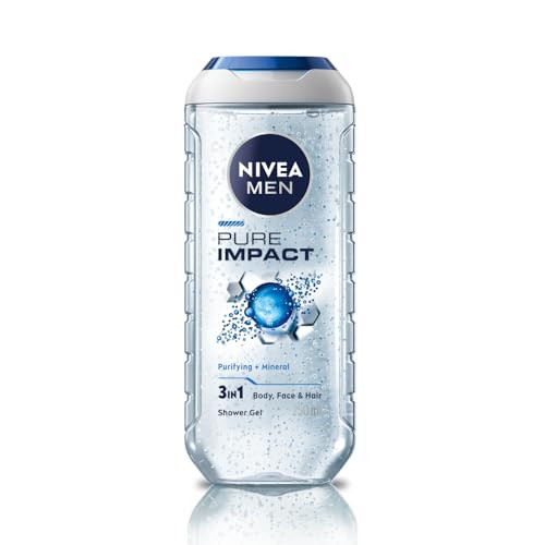 Nivea For Men Pure Impact Shower Gel 250Ml