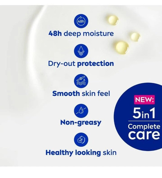 Nivea Express Hydration Body Lotion With Sea Minerals and Deep Moisture Serum 400Ml Pack Of 2