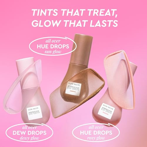 Glow Recipe Skin Care Set Dew and Hues MustHaves Limited Edition Travel Size 15Ml