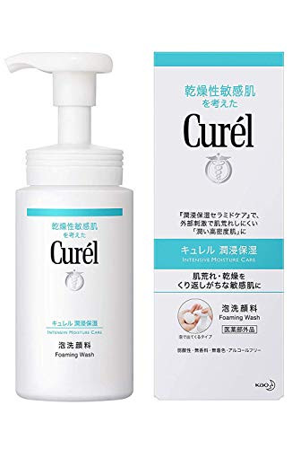 Curel Intensive Moisture Care Foaming Wash Protecting Ceramide And Contains Cleansing Ingredients 150Ml
