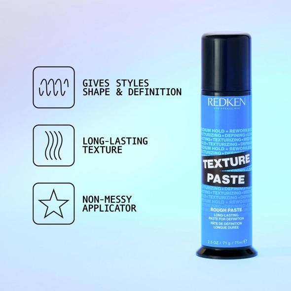 Redken LongLasting Styling Paste For All Hair Types Adds LongLasting Texture and