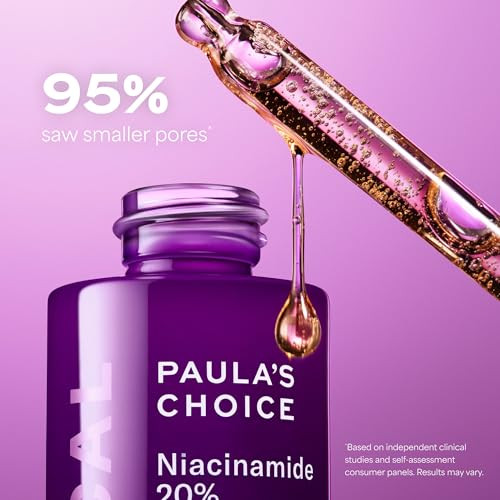PaulaS Choice Clinical 20% Niacinamide Vitamin B3 Concentrated Face Serum AntiAging Serum For Ation And Minimizing Large 0.67Oz