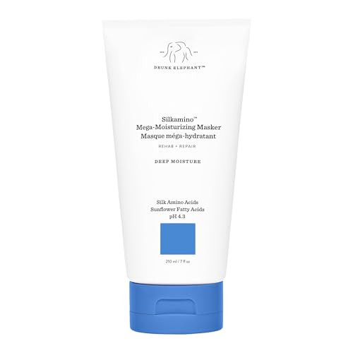 Drunk Elephant Silkamino MegaMoisturizing Masker / Silk Amino Acids Clean Clinical SulfateFree CrueltyFree 210 Ml