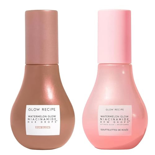 Glow Recipe Niacinamide Hue Drops Tinted Serum To Bronze Brighten and Hydrate + 40Ml
