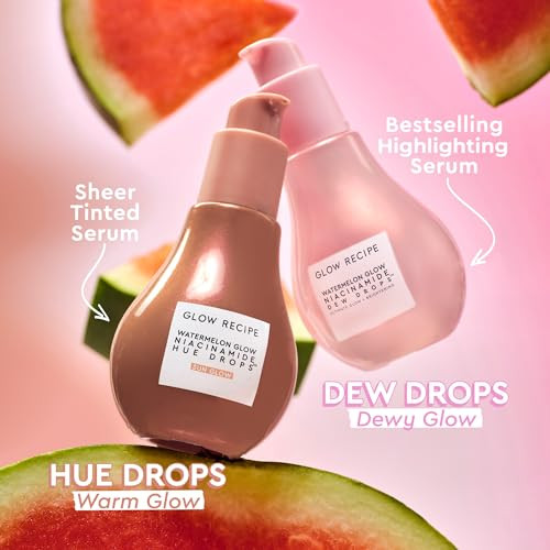 Glow Recipe Niacinamide Hue Drops Tinted Serum To Bronze Brighten and Hydrate + 40Ml
