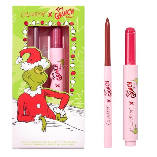 Colourpop X The Grinch Berry Grinchy Lip Makeup Kit Limited Edition Lip Pop X The Grinch Berry Grin 2 Count