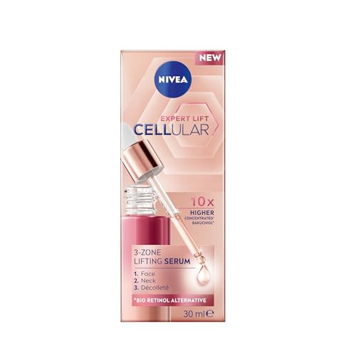 Nivea Cellular Expert Lift 3 zone Facial Serum Anti aging Care With 1.01 Oz