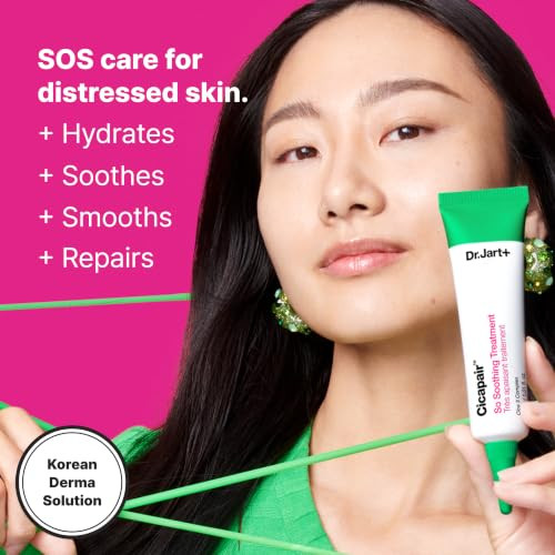 Dr.Jart+ Cicapair So Soothing Face Treatment Korean Gel Cream For Visibly Irritated 1.01 Fl Oz
