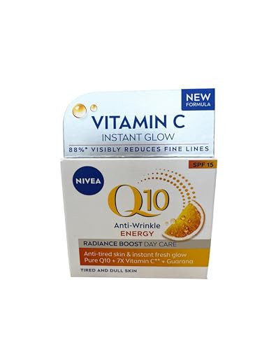 Nivea Q10 Plus C AntiWrinkle Energy Day Cream Rejuvenating Facial Moisturiser With 50 Ml