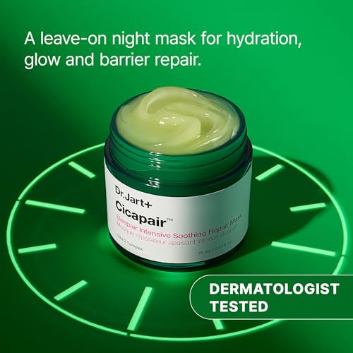 Dr.Jart+ Cicapair Sleepair Intensive Repair Night Korean Face Mask With Centella Asiatica 2.53 Fl Oz