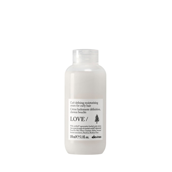 Davines Love/Curl Hair Cream Lightweight LeaveOn Serum For Wavy And Curly Hair