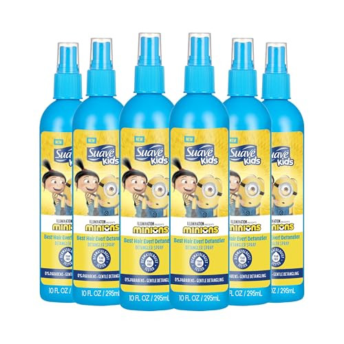 Suave Kids Detangler Spray Minions Hair Detangling Removing Knots And Making Kids 10 Oz Pack Of 6