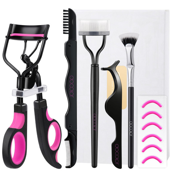 Docolor Eyelash Curler Kit 5 In 1 Lash Curler Kit Eyelash Comb Eyelash Curler Kit