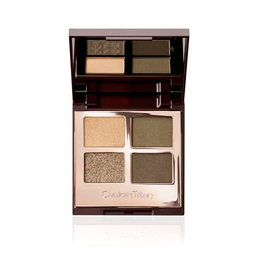 Charlotte Tilbury Luxury Palette Eyeshadow Shimmer Metallic and Satin Matte Eyeshadow Quad With S The Rebel