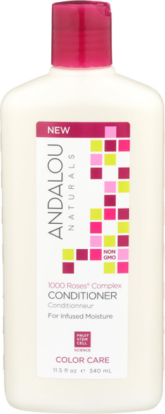 Andalou Naturals Shampoo Fluid Ounce Complex Color Care 1000 Roses Care 11.5 Fl Oz