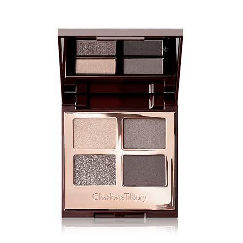 Charlotte Tilbury Luxury Palette Eyeshadow Shimmer Metallic and Satin Matte Eyeshadow Quad With S The Rock Chick