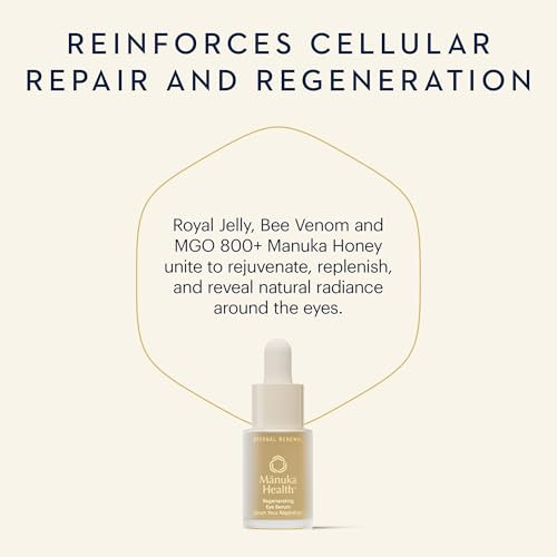 Manuka Health Regenerating Eye Serum With Manuka Honey Bee Venom and Royal Jelly 15 Ml