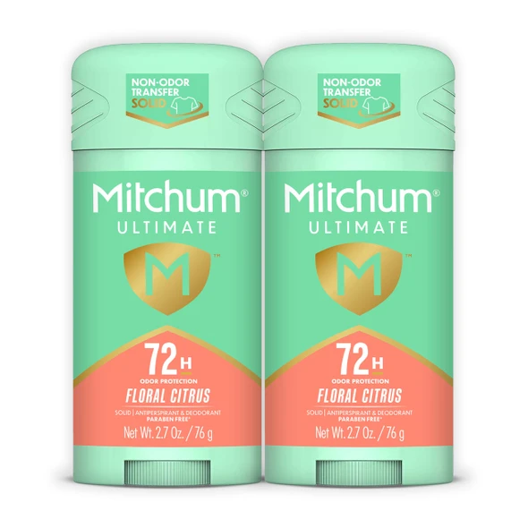 Mitchum Ultimate 72Hr Odor Protection Women S Antiperspirant and Deodorant LongLasting Freshness 2 Pack
