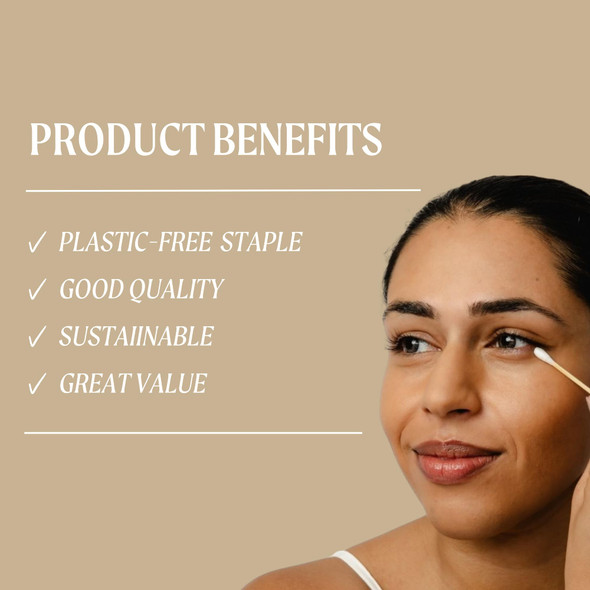 Upcircle Bamboo Cotton Buds Sustainable PlasticFree Fully Recyclable Ear Buds A Staple 200 Pieces