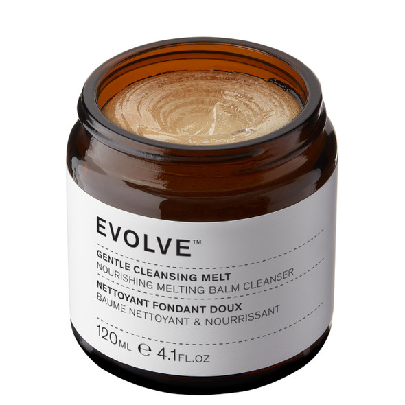 Evolve Organic Beauty Gentle Cleansing Melt Balm Soothe Hydrate Remove Make Up Nourish Baobab 4.1 Oz
