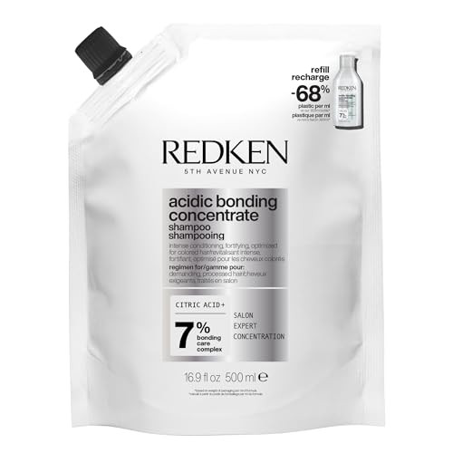 Redken Bonding Shampoo For Damaged Hair Repair Acidic Bonding Concentrate For All 16.9 Fl. Oz