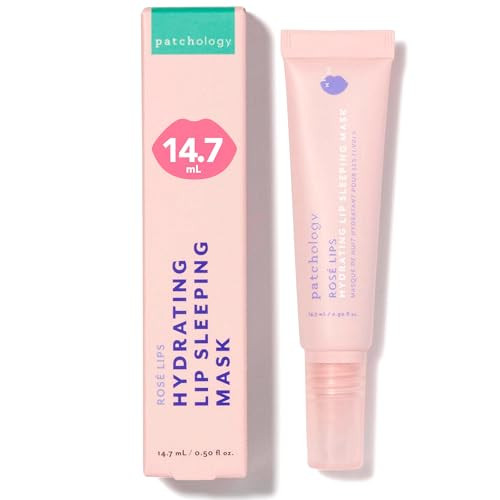 Patchology Ros Lip Sleeping Mask Overnight Lip Mask With Hyaluronic Acid And 14.7 Ml