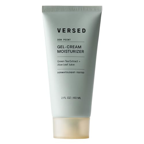 Versed Dew Point Gel Moisturizer For Face AntioxidantRich Gel Cream With Green 2 Fl Oz