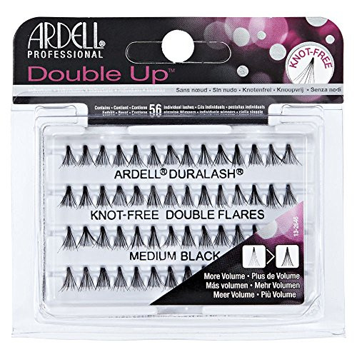 Ardell Double Individuals Knot Double Flares Black Medium 2 Pack 2 Pack