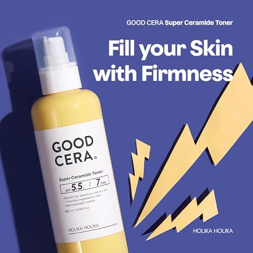Holika Holika Good Cera Super Ceramide Toner 50% Ceramide Essence Toner With Hyaluronic 6.12 Fl Oz