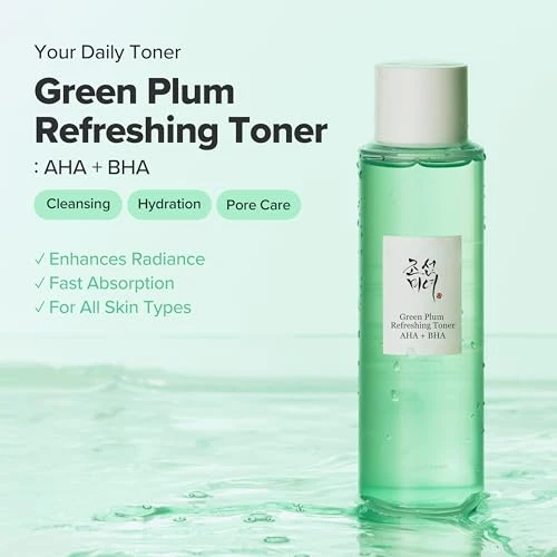Beauty Of Joseon Green Plum Aha Bha Toner Refreshing Facial Essence Moisturizer Mild Exfoliating 150Ml