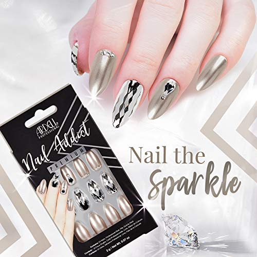 Ardell Nail Addict Premium Artificial Nail Set Champagne Ice